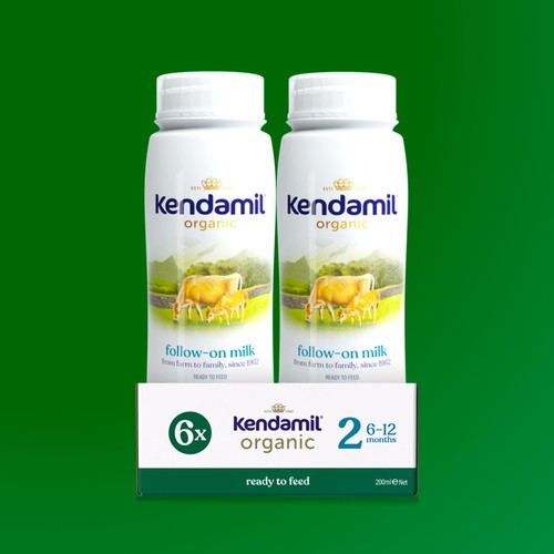 Kendamil Organic Ready To Feed Follow On Milk 6X200 ML