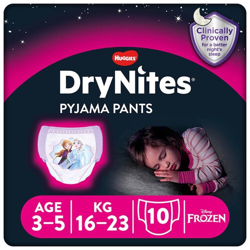 Huggies Drynites Pyjama Pants Disney Fairies 3-5Yr 