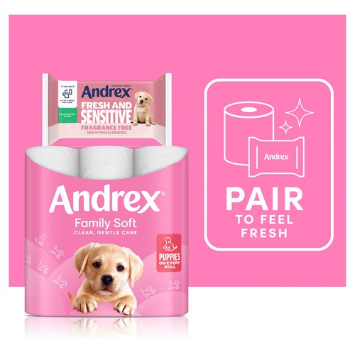 Andrex Fresh & Sensitive Hygiene Wipes 