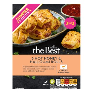 Morrisons The Best Hot Honey Halloumi Rolls 180g