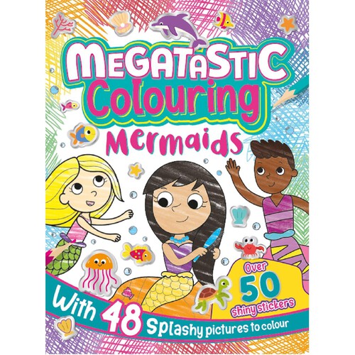 Megatastic Colouring Mermaids Colouring Book