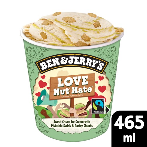 Ben & Jerry's Love Nut Hate Ice Cream Tub   456ml