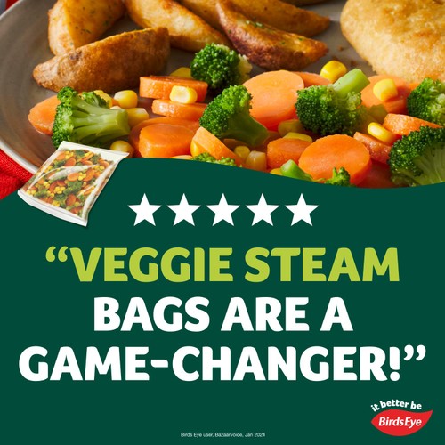Birds Eye Steamfresh 4 Family Favourite Mix Steam Bags 540g