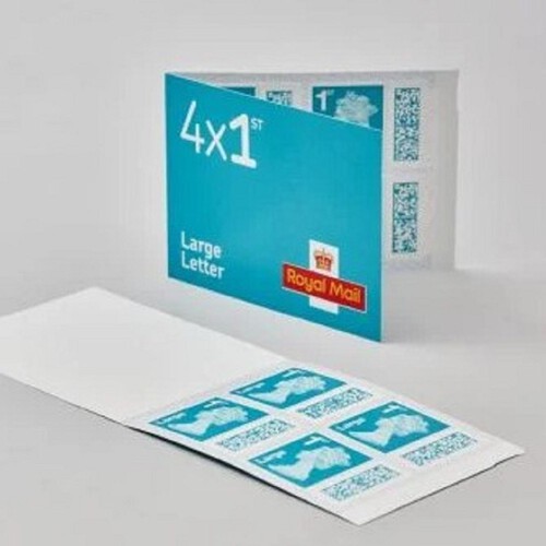 Royal Mail 1st Class Large Letter Stamp Books