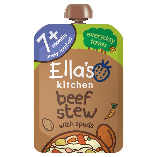Ella's Kitchen Organic Beef Stew Baby Food Pouch 7+ Months