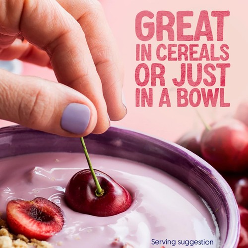 Alpro Cherry Dairy Free Soya Yoghurt Alternative 500g