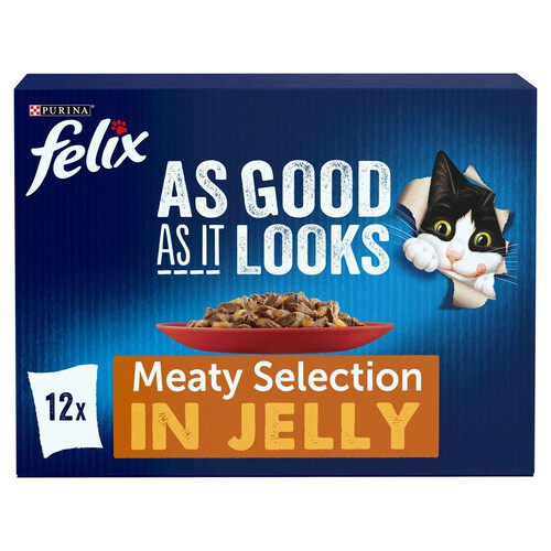 Felix As Good As It Looks Meaty Selection in Jelly Wet Cat Food