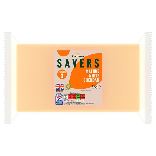 Morrisons Savers Mature White Cheddar 