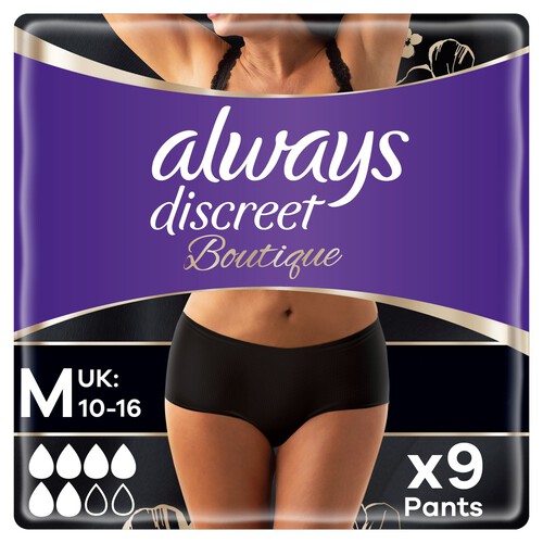 Always Discreet Boutique Incontinence Pants Medium