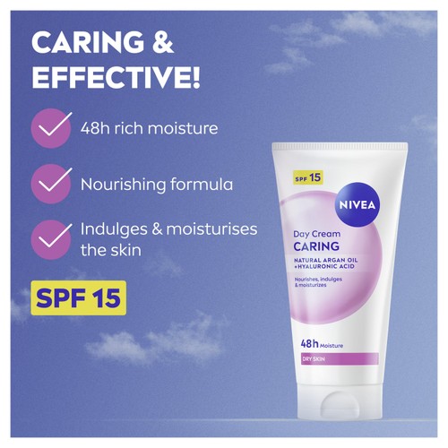 NIVEA Nourishing Day Cream for Dry and Sensitive Skin SPF15 