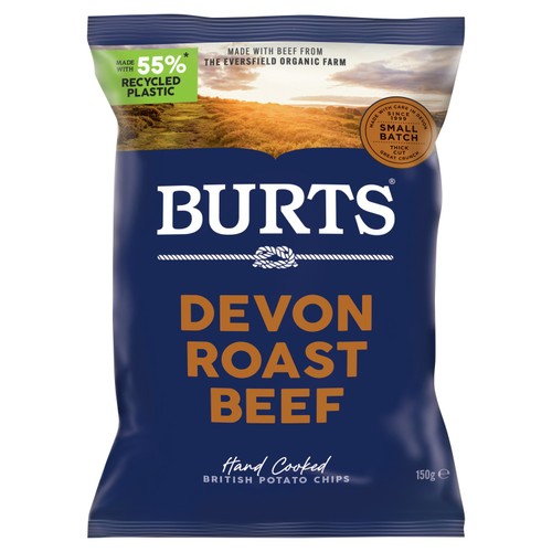 Burts Handcooked Crisps Devon Roast Beef