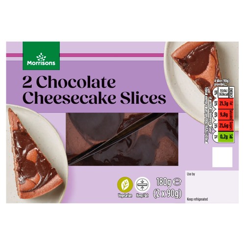 Morrisons chocolate cheesecake slices