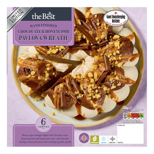 Morrisons The Best Chocolate & Honeycomb Pavlova Wreath 306g