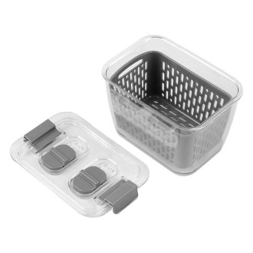 Nutmeg Home Fridge Storage With Drainer Small
