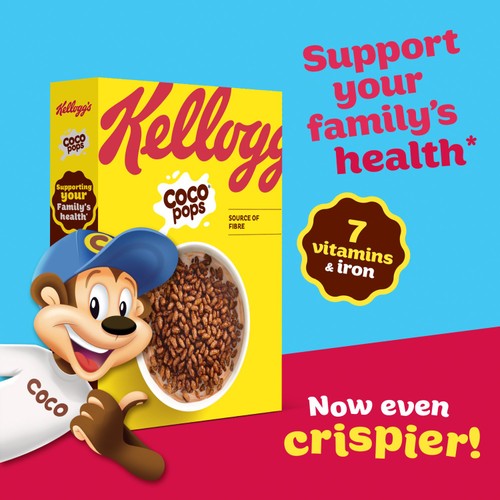 Kellogg's Coco Pops Chocolate Breakfast Cereal 295g
