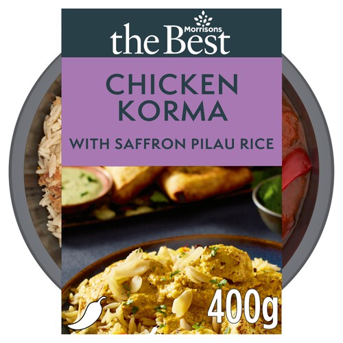 Morrisons The Best Chicken Korma & Rice 