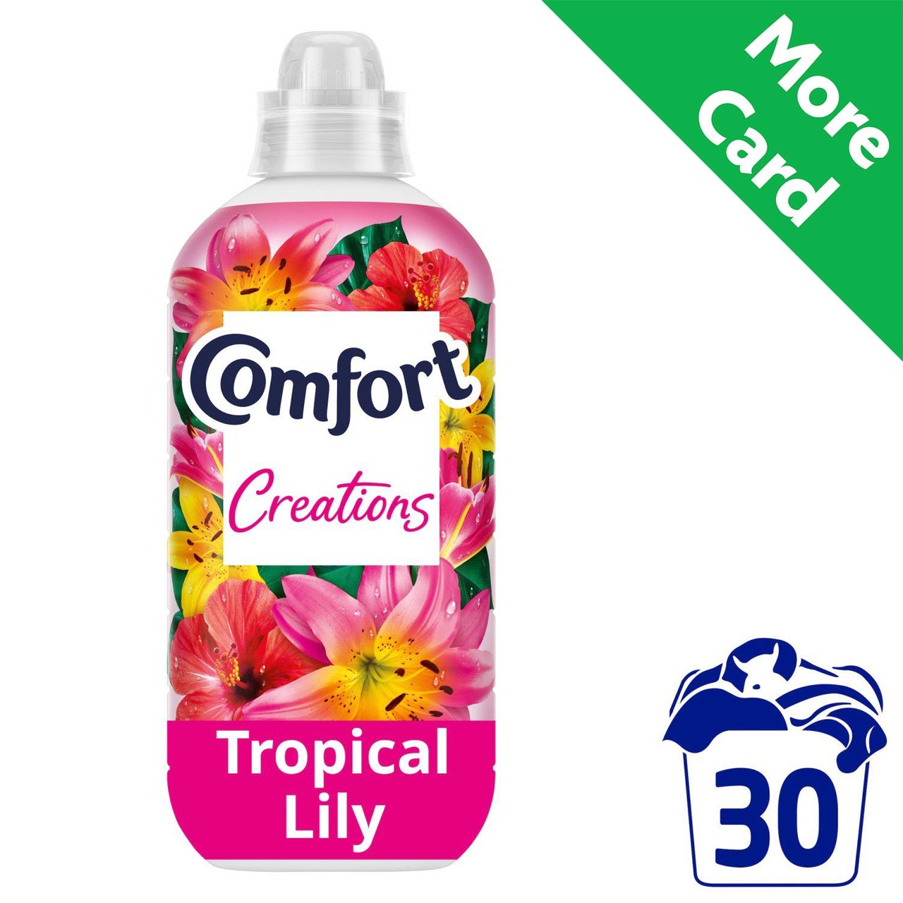 Comfort Perfume Creations Fabric Conditioner Tropical Lily 30 Washes