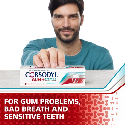 Corsodyl Gum + Breath & Sensitivity Sensitive Toothpaste