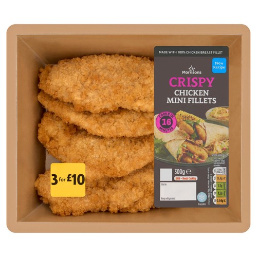 Morrisons breaded chicken mini fillets