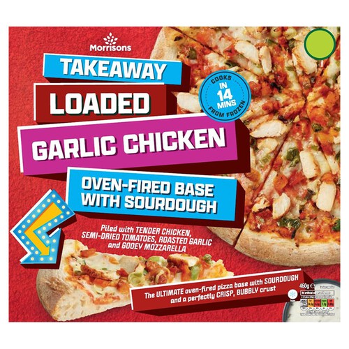 Morrisons Takeaway Classic Crust Garlic Chicken 