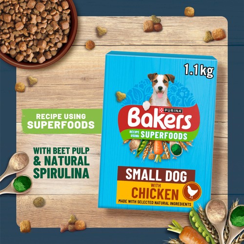 Bakers Small Dog Dry Dog Food Chicken And Veg 