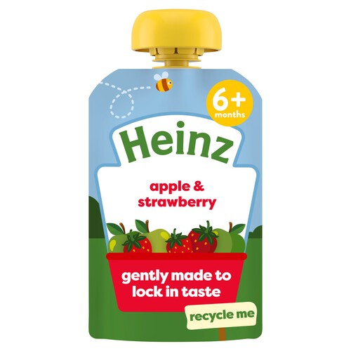 Heinz Apple & Strawberry Puree 6+ months