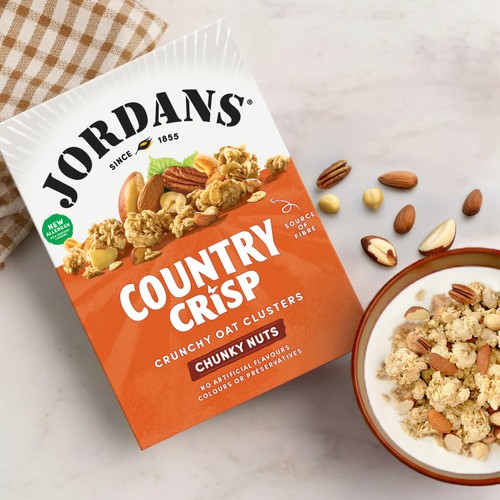 Jordans Country Crisp Chunky Nut Breakfast Cereal   450g