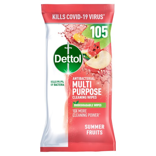 Dettol Multipurpose Wipes Summer Fruits