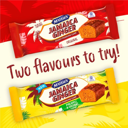 McVitie's Jamaica Ginger Pineapple & Coconut Sticky Pudding Cake 