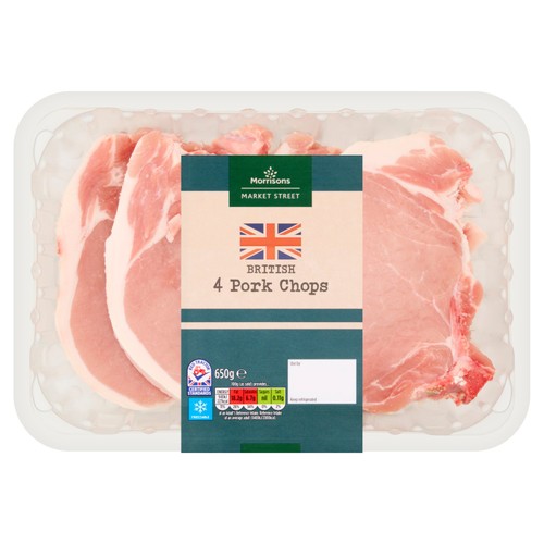Morrisons Pork Chops 650g