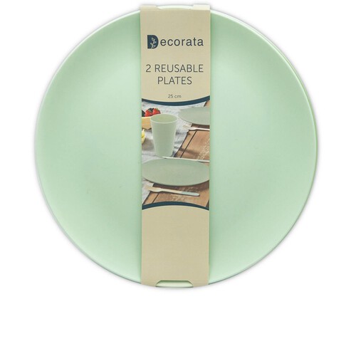 Decorata Reusable Plates Mint