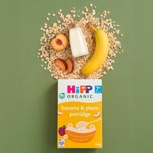 Hipp Organic Banana And Plum Porridge 