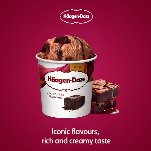Haagen-Dazs Chocolate Brownie Ice Cream