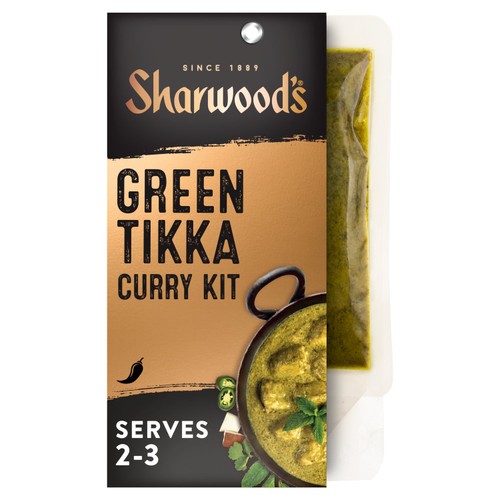 Sharwood's Chef Special Green Tikka Curry Sauce Meal Kit  250g
