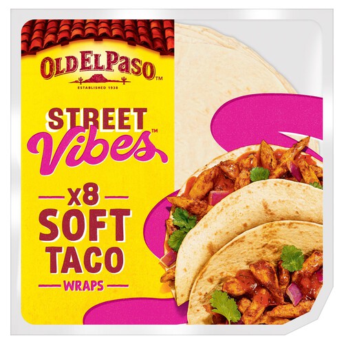 Old El Paso Mexican Street Vibes Soft Tacos 