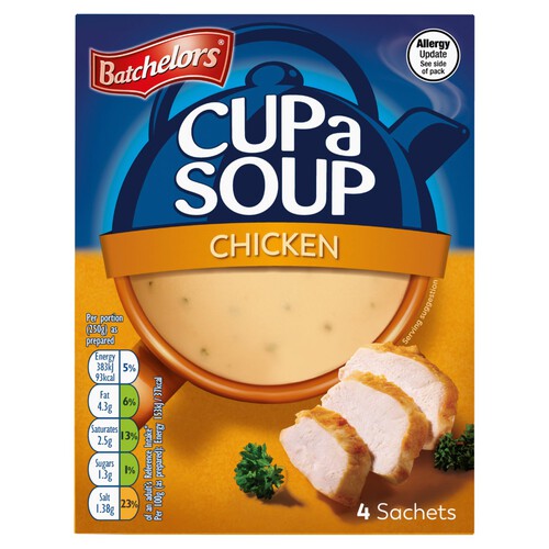 Batchelors Cup a Soup Chicken Soup 4 Sachets