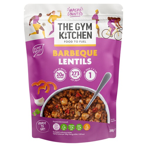 The Gym Kitchen Barbeque Lentils