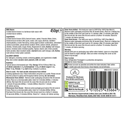 Morrisons Americana BBQ Beans 450g