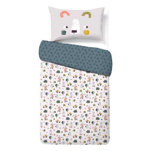 Morrisons Easy Care Woodland Transport Single Duvet Set