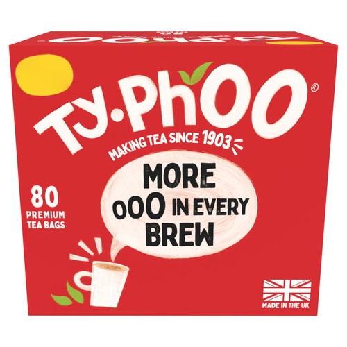 Typhoo Tea 80 Tea Bags 