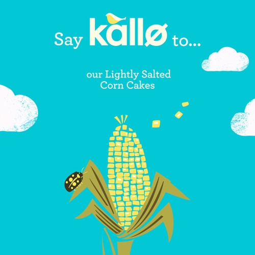 Kallo Lightly Salted Wholegrain Low Fat Corn Cakes