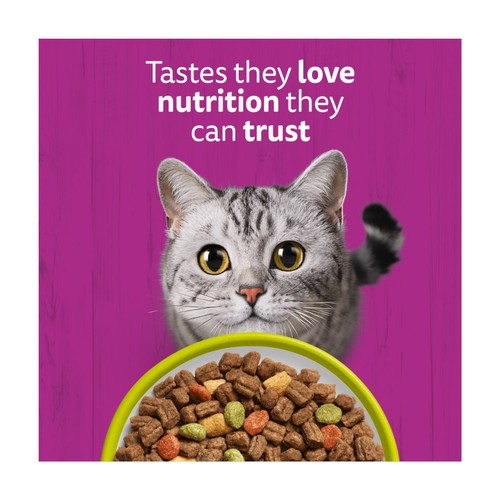 Whiskas 1+ Lamb Adult Dry Cat Food