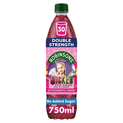 Robinsons Double Concentrate No Added Sugar Outstandiful Berry 750ml