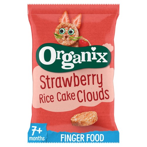 Organix Strawberry Rice Cake Clouds 40G