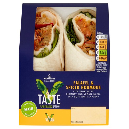 Morrisons Falafel Houmous Wrap