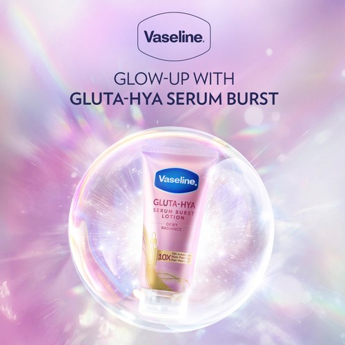 Vaseline Serum Burst Lotion Gluta-Hya Dewy Radiance 200ml