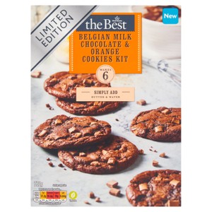 Morrisons The Best Belgian Milk Chocolate & Orange Cookies Kit 325g