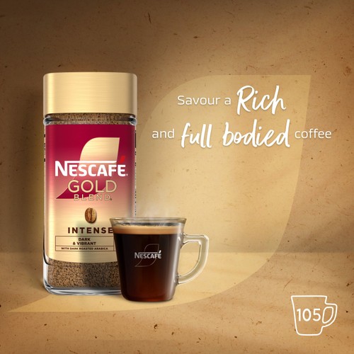 Nescafe Gold Blend Intense Coffee 190g