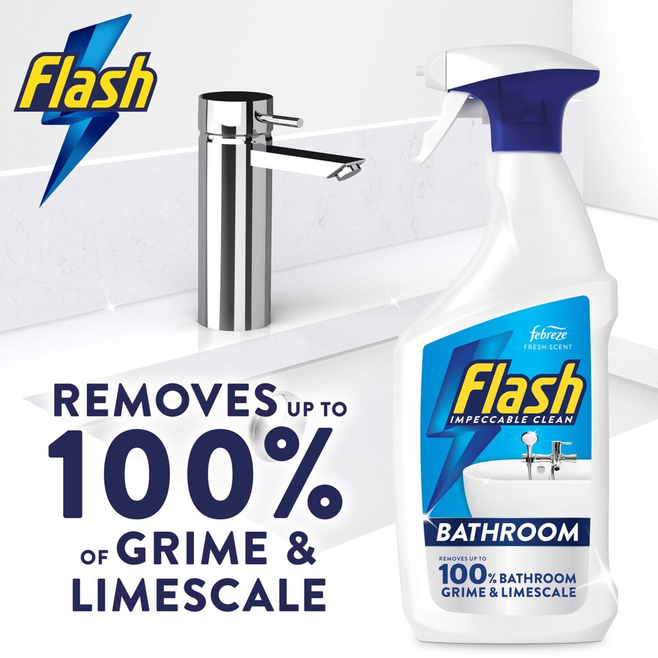 Flash Clean with Febreze Fresh Scent Bathroom Spray - Morrisons Online ...