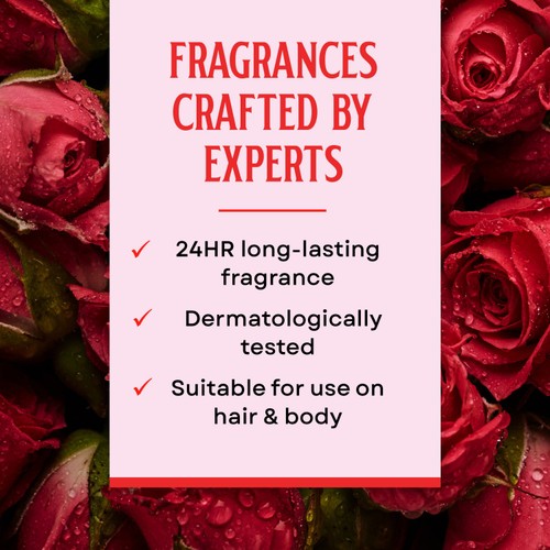 Impulse Roma Rossa Rose & Strawberry Hair & Body Mist  100ml